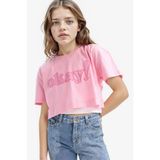 DeFacto Bisiklet Yaka Baskılı Kısa Kollu Tişört Kız Çocuk, 7-8 Yaş, E0063A825SM, Pembe-PN666, Kız Çocuklar