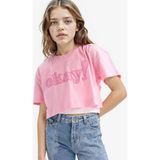 DeFacto Bisiklet Yaka Baskılı Kısa Kollu Tişört Kız Çocuk E0063A825SM - Pembe-PN666 - 8 - 9 Yaş