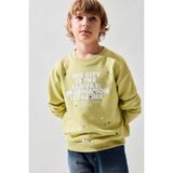 DeFacto Bisiklet Yaka Efekt Baskılı Sweatshirt Erkek Çocuk