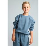 DeFacto Bisiklet Yaka Efekt Nakışlı Sweatshirt Erkek Çocuk H9683A826WN - Mavi - 9 - 10 Yaş