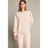 DeFacto Bisiklet Yaka Modal Sweatshirt, XL, G2913AX25AU, Ekru-ER120, kadın