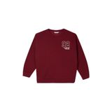 DeFacto Bisiklet Yaka Numara Baskılı İçi Yumuşak Tüylü Kalın Sweatshirt Erkek Çocuk