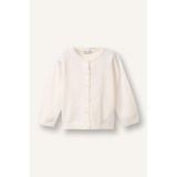 Defacto Bisiklet Yaka Pamuklu Hırka Kız Bebek H0972a526spwt34 Beyaz-wt34
