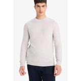 Defacto Bisiklet Yaka Triko Kazak Gri, 4XL, F1777AX25AU, Gri-GR184, Erkek