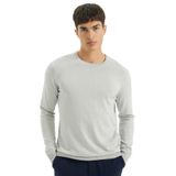 DeFacto Bisiklet Yaka Triko Kazak, M, A5268AX24AU, Gri-GR192, Erkek
