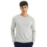 DeFacto Bisiklet Yaka Triko Kazak, XL, A5268AX24AU, Gri-GR192, Erkek