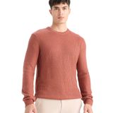 DeFacto Bisiklet Yaka Triko Kazak, XL, C8814AX25WN, Turuncu-OG552, Erkek