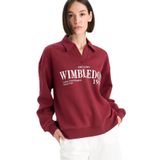 DeFacto Bordo Sweatshirt, XL, F1063AX25AU, Bordo-BR248, kadın