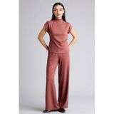 DeFacto Bordo Wide Leg Pantolon, M, E5784AX26SP, Bordo-BR303, Kadın