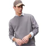 DeFacto Boxy Fit Bisiklet Yaka Basic Düz Pike Sweatshirt, XS, E1519AX25SP, Gri-GR206, erkek