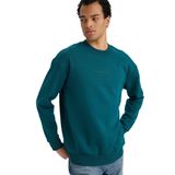 DeFacto Boxy Fit Bisiklet Yaka İçi Yumuşak Tüylü Baskılı Sweatshirt, S, X8282AZ25AU, Yeşil, erkek