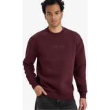 DeFacto Boxy Fit Bisiklet Yaka İçi Yumuşak Tüylü Baskılı Sweatshirt X8282AZ25AU - Bordo-BR230