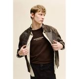 DeFacto Boxy Fit Mont, XL, Boxy Fit Mont, Antrasit-AR191, Erkek