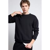 Defacto Boxy Fit Pike Sweatshirt, Xl, E1519AX26SP, Siyah, Erkek