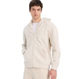 DeFacto Boxy Fit Polar Sweatshirt Kapüşonlu Fermuarlı, L, F0074AX25AU, Bej-BG721, erkek