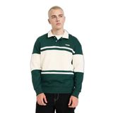 DeFacto Boxy Fit Polo Yaka Sweatshirt, M, F8657AX26SP, Yeşil-GN465, erkek