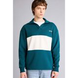 DeFacto Boxy Fit Polo Yaka Sweatshirt, S, H5225AX26SP, Yeşil-GN246, erkek