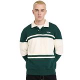 DeFacto Boxy Fit Polo Yaka Sweatshirt, XL, F8657AX26SP, Yeşil-GN465, erkek