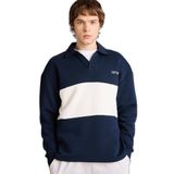 DeFacto Boxy Fit Polo Yaka Sweatshirt, XL, H5225AX26SP, Lacivert-NV253, erkek