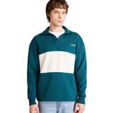 DeFacto Boxy Fit Polo Yaka Sweatshirt, XL, H5225AX26SP, Yeşil-GN246, erkek