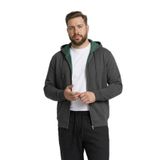 DeFacto Büyük Beden Fermuarlı Hırka, 3XL, H2059AX26SP, Gri-GR206, Erkek