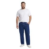 DeFacto Büyük Beden Wide Leg Pantolon, 38, H2890AX26SP, Mavi-NM28, Erkek