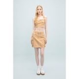 Defacto C4456ax24spbg387 Coool Kargo Fit Gabardin Mini Etek