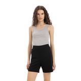 DeFacto C9826AX Kadın T-SHIRT, Gri Karışım (GR210), S