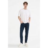 DeFacto Carlo Skinny Fit Ekstra Dar Kalıp Normal Bel Ekstra Dar Paça Jean Pantolon, 36/34, B3620AX25AU, İndigo, Erkek