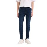 DeFacto Carlo Skinny Fit Erkek Jean Pantolon, Normal Bel, Dar Paça, Lacivert, 36/32