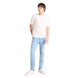 DeFacto Carlo Skinny Fit Normal Bel Dar Paça Jean Pantolon, 27/30, D0025AX26SP, Mavi, Erkek