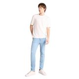 DeFacto Carlo Skinny Fit Normal Bel Dar Paça Jean Pantolon, 38/32, D0025AX26SP, Mavi-NM39, Erkek