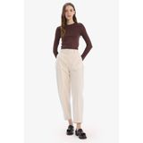 Defacto Carrot Fit Gabardin Pantolon Normal Bel, 38, E5963AX25SP, Ekru, Kadın