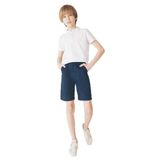 DeFacto Cepli Basic Düz Gabardin Şort Erkek Çocuk, 8-9 Yaş, C2955A824SM, Lacivert-NV135, Erkek Çocuk
