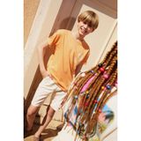 Defacto Cepli Basic Düz Gabardin Şort Erkek Çocuk, 9/10 Yaş (140cm), C2955A825SM, Beyaz, Erkek Çocuk