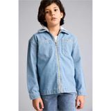 DeFacto Çıkarılabilir Kapüşonlu Jean Ceket Erkek Çocuk G6885A826SP