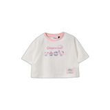 DeFacto Cinnamoroll Baskılı Oversize Penye Tişört Kız Bebek, 4-5 Yaş, H0678A526SM, Ekru-ER105, Kız bebek