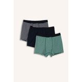 DeFacto Çizgili 3'lü Boxer Set Erkek Çocuk E9581A826HS