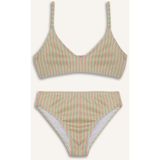 DeFacto Çizgili Bikini Takımı Kız Çocuk E3535A825HS - 5 - 6 Yaş - Pembe-PN179