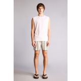 DeFacto Çizgili File Astarlı Microfiber Kısa Boy Haki Deniz Şortu G0177AX26HS - Haki-KH440 - 2XL