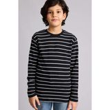 DeFacto Çizgili Tişört Erkek Çocuk G6738A826SP - Lacivert-NV146 - 8 - 9 Yaş