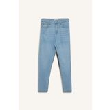 DeFacto Comfort Mom Yüksek Bel Kısa Paça Jean Pantolon E1677AX25SM