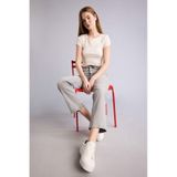 Defacto Comfort Straıght Normal Bel Kısa Paça Jean Yıkamalı Pantolon H5367ax26smnm55 Gri-nm55