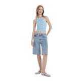 Defacto Coool Fitted Halter Yaka Desenli Fitilli Kaşkorse Atlet