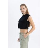 DeFacto Coool Loose Fit Atlet, M, C5338AXWT32mc, siyah, Kadın