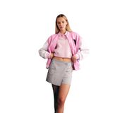 DeFacto Coool Regular Fit Mini Şort Etek Gri 40