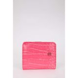 Defacto Croco Desenli Cüzdan Pembe, Tek Ebat, Y8819AZNS, Pembe-PN229, Kadın, STD
