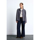 DeFacto Crop Wide Leg Yüksek Bel Kısa Geniş Paça Jean Pantolon H7129AX26AU - Mavi-NM82 - 38