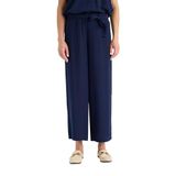 DeFacto Culotte Geniş Paça Krinkıl Viskon Kapri Lacivert, 36, C9565AX25SM, Lacivert-NV135, Kadın