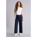 DeFacto Culotte Yüksek Bel Jean Pantolon F5537AX26SP - Mavi-NM34 - 44